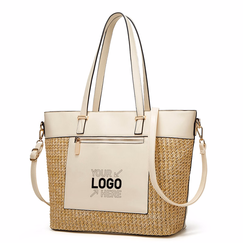 Large Beach Summer Shoulder Tote Bag Pu