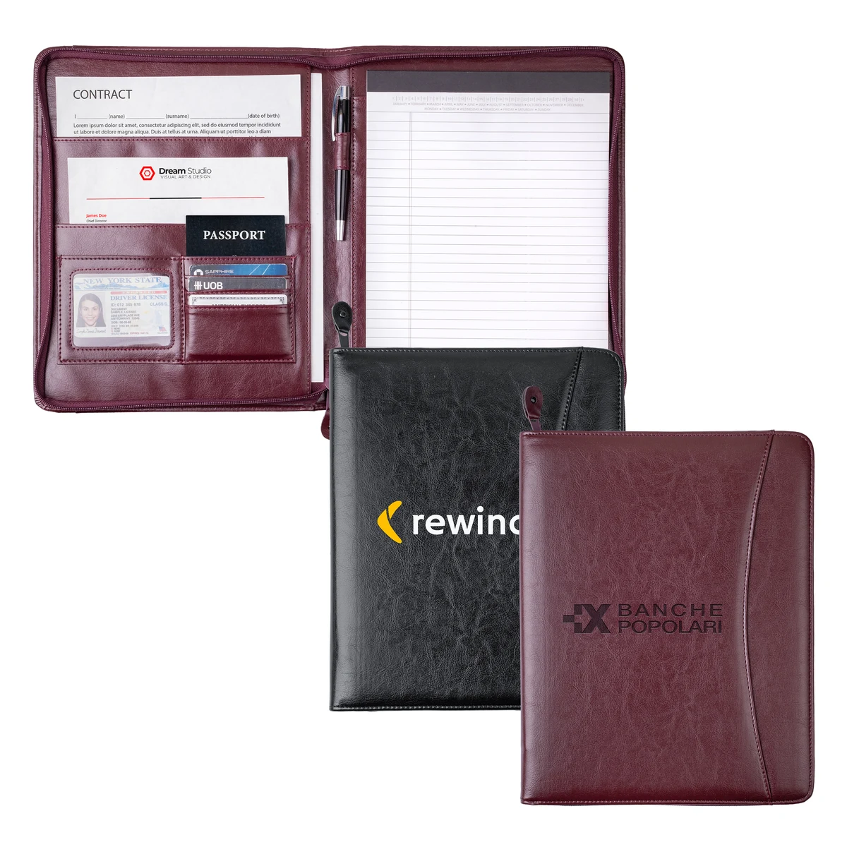 Assistant Zipper Padfolio 1