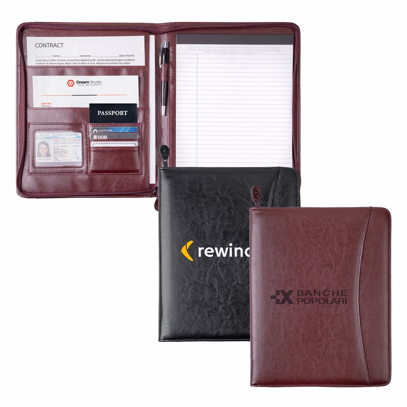 Assistant Zipper Padfolio