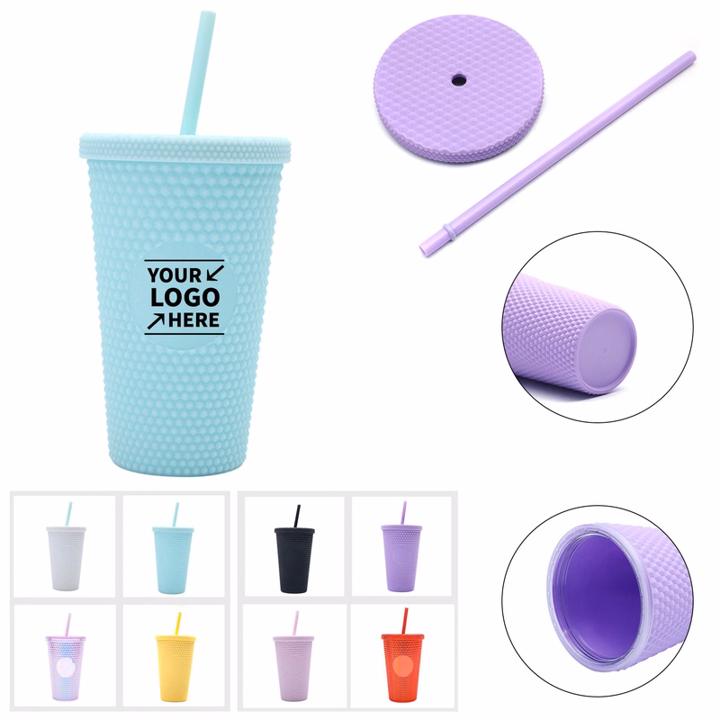 16Oz Studded Matte Cup Tumbler