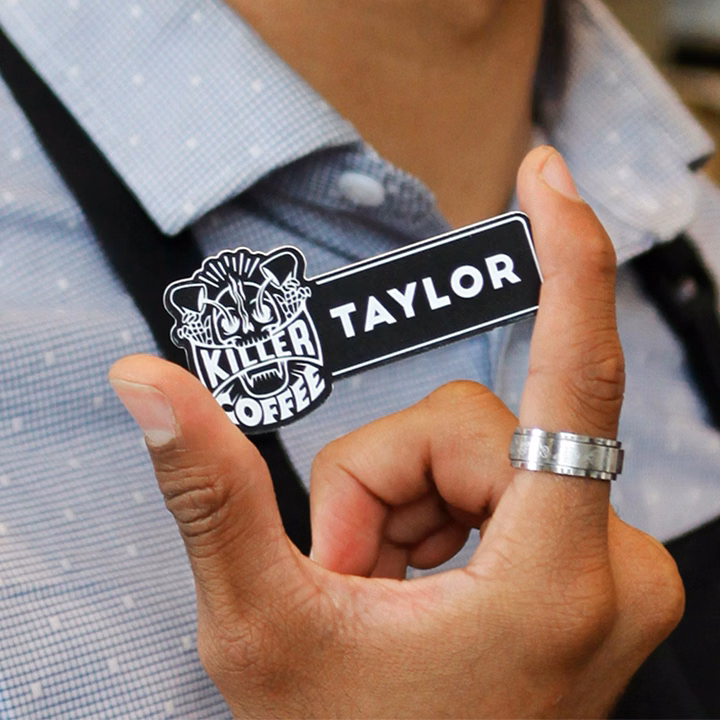 Die-Cut Badges