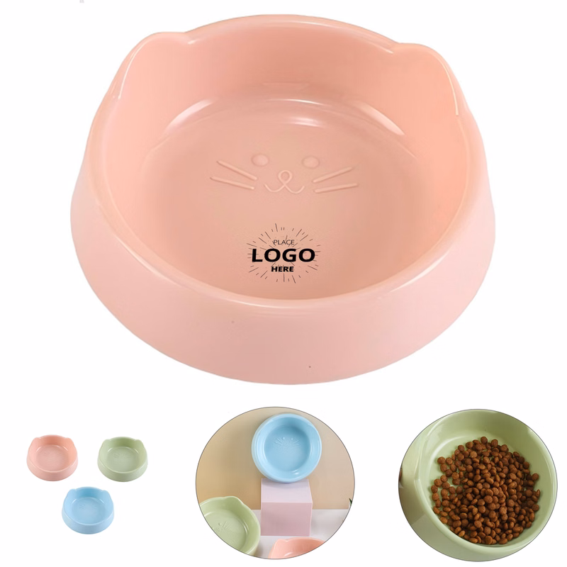Cat Design Small Pet Feeding Bowl