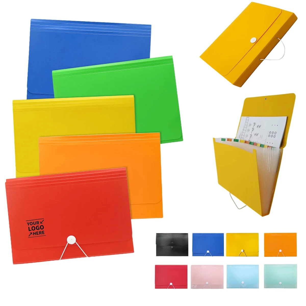Expanding Accordian Organizer File Folder 1