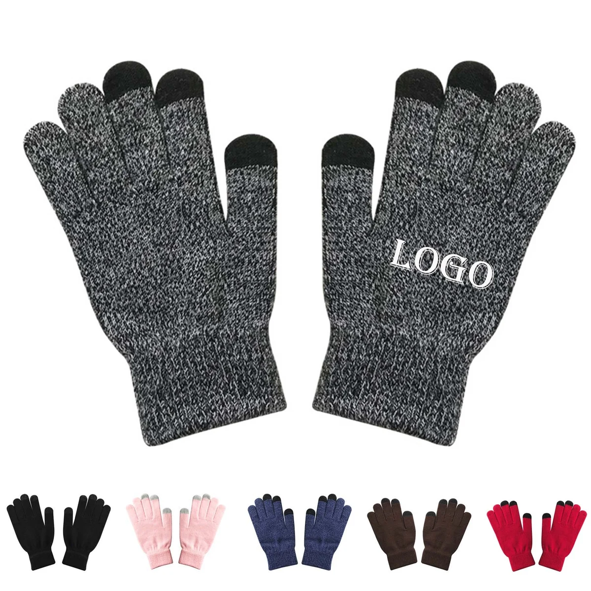 Winter Knitted Gloves for Men Women 1