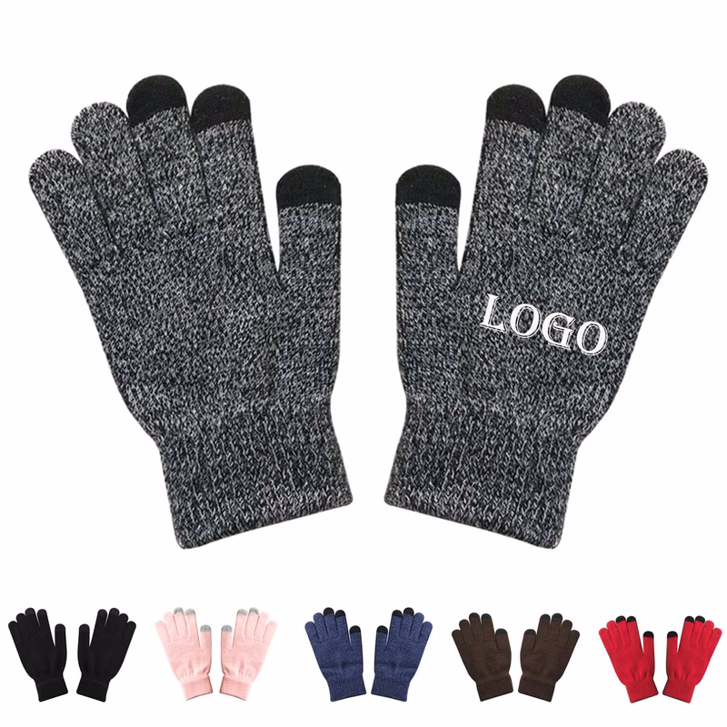 Winter Knitted Gloves for Men Women