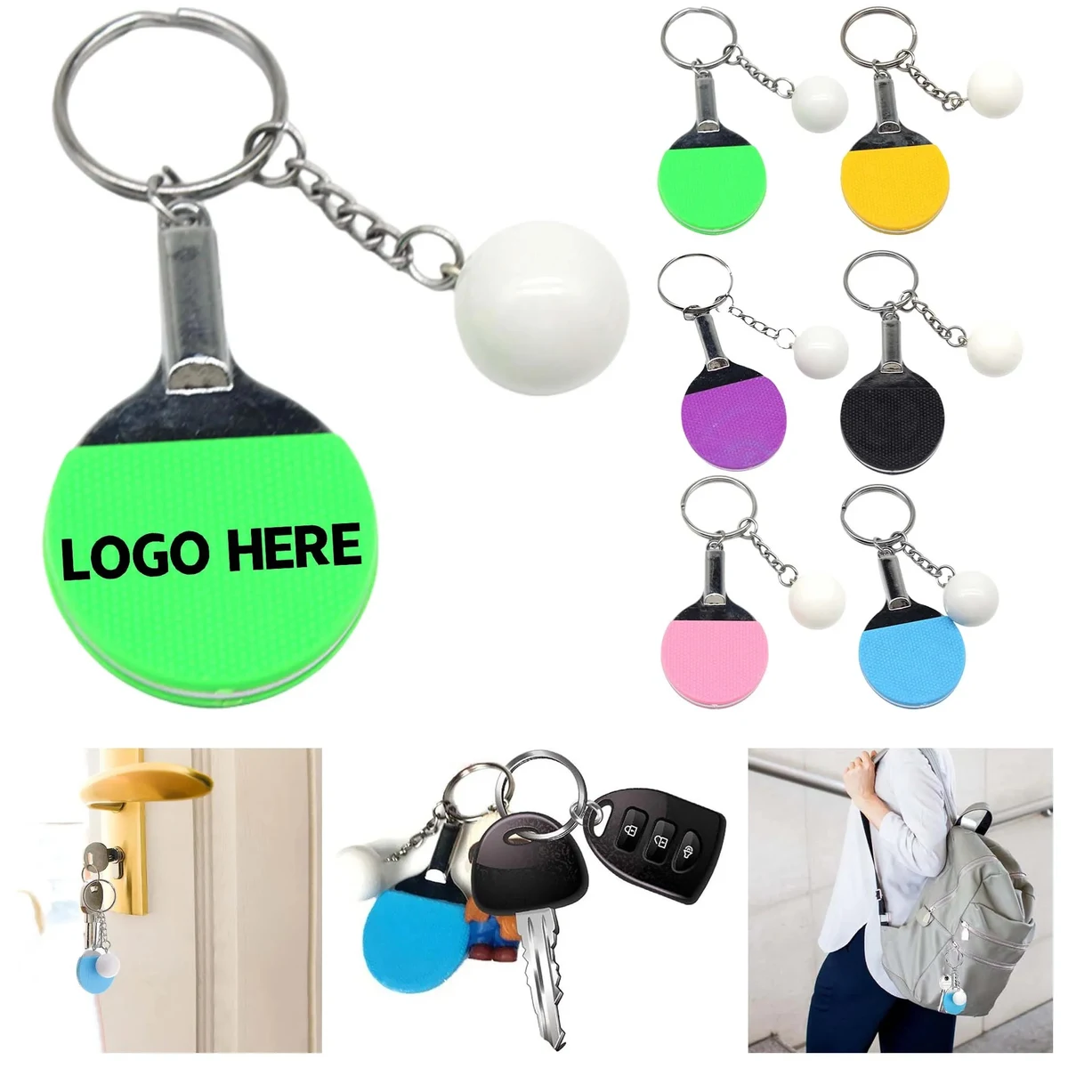 Mini Table Tennis Keychain 1