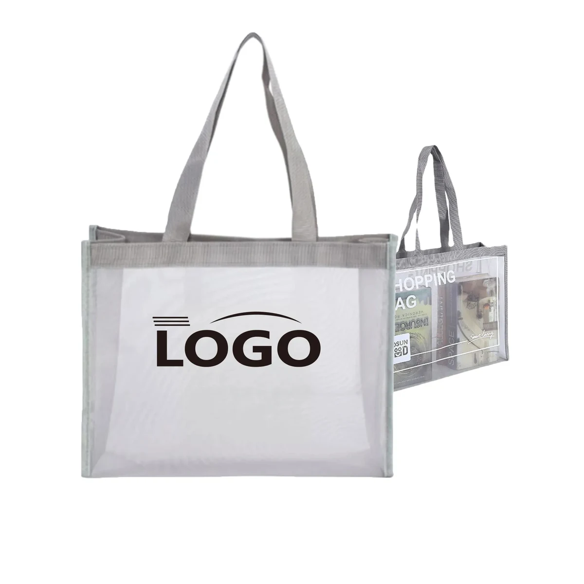 Large Mesh Nylon Tote Bag Lightweight 1