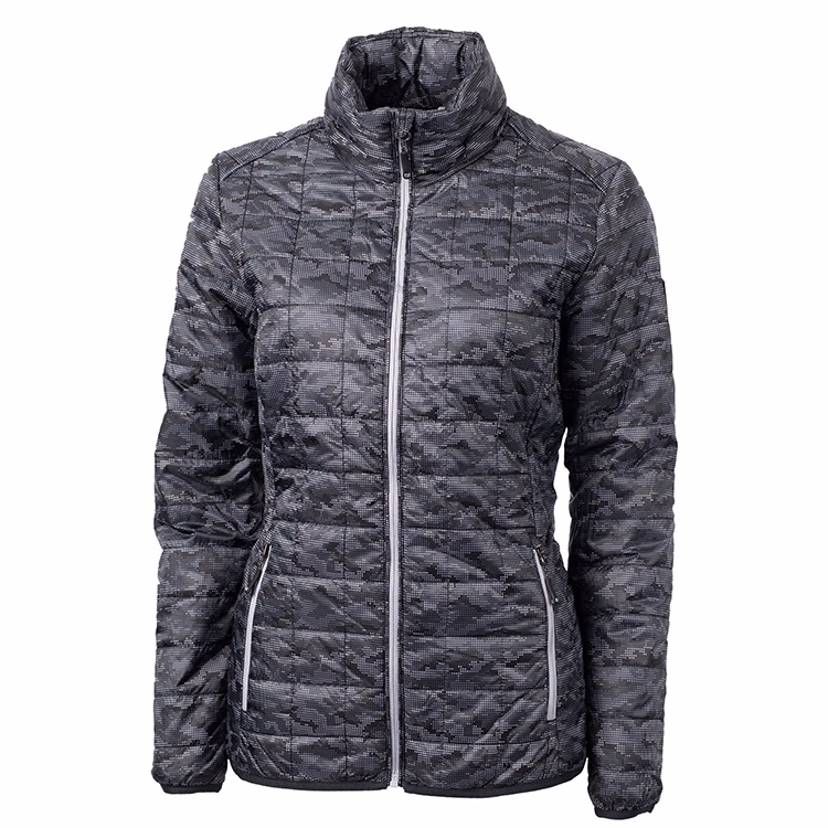 Cutter & Buck Ladies Rainier Eco Full Zip Hybrid Jacket