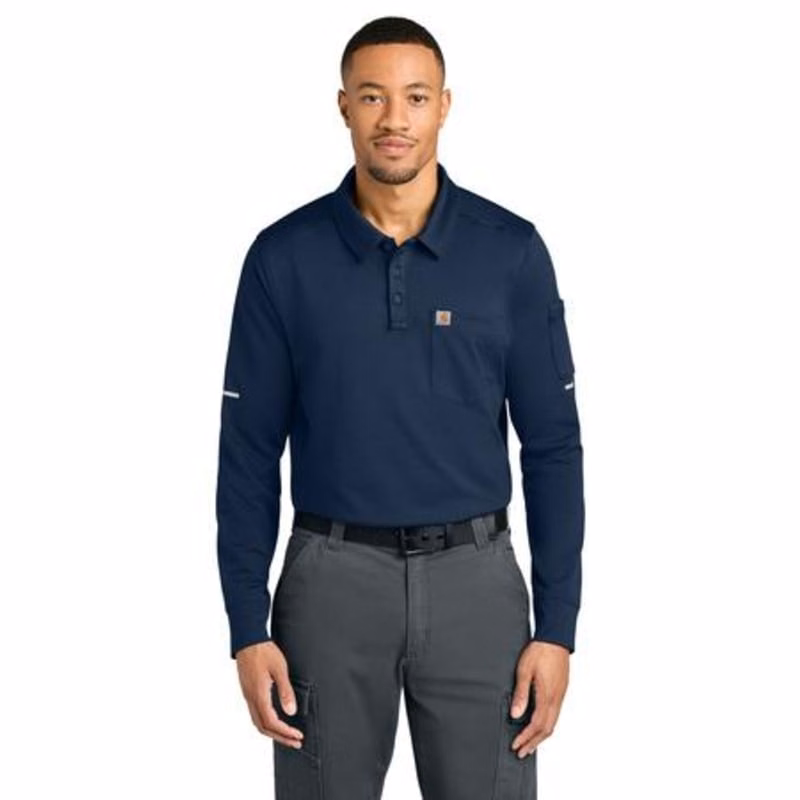 Carhartt FLD & RSCU Long Sleeve Polo