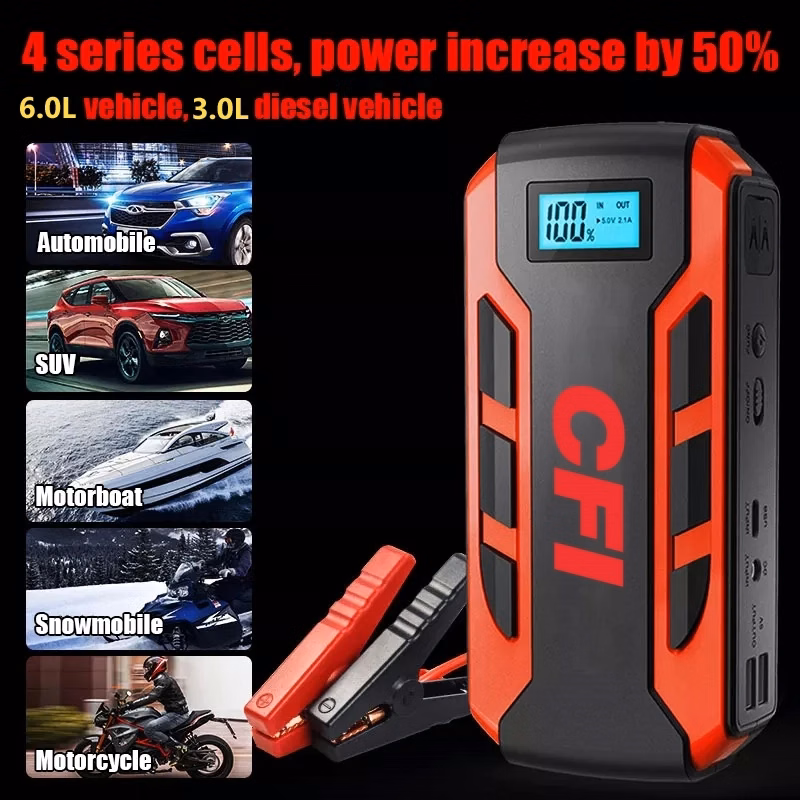 12V Vehicle Emergency Charger Auto Booster Battery Starter
