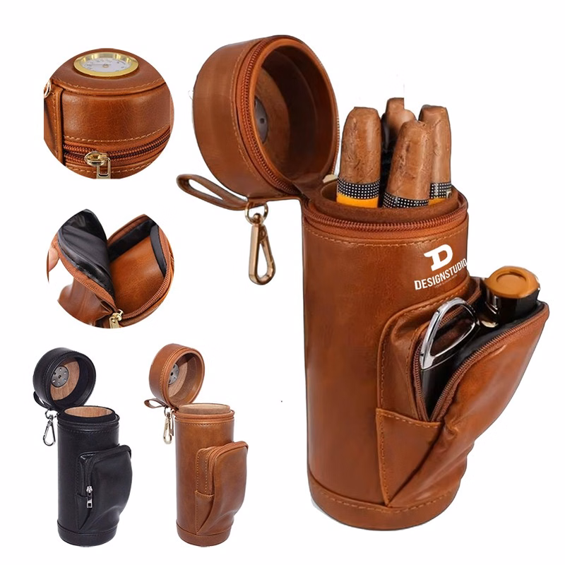Cigar Travel Bag Cigar Humidor With Pocket