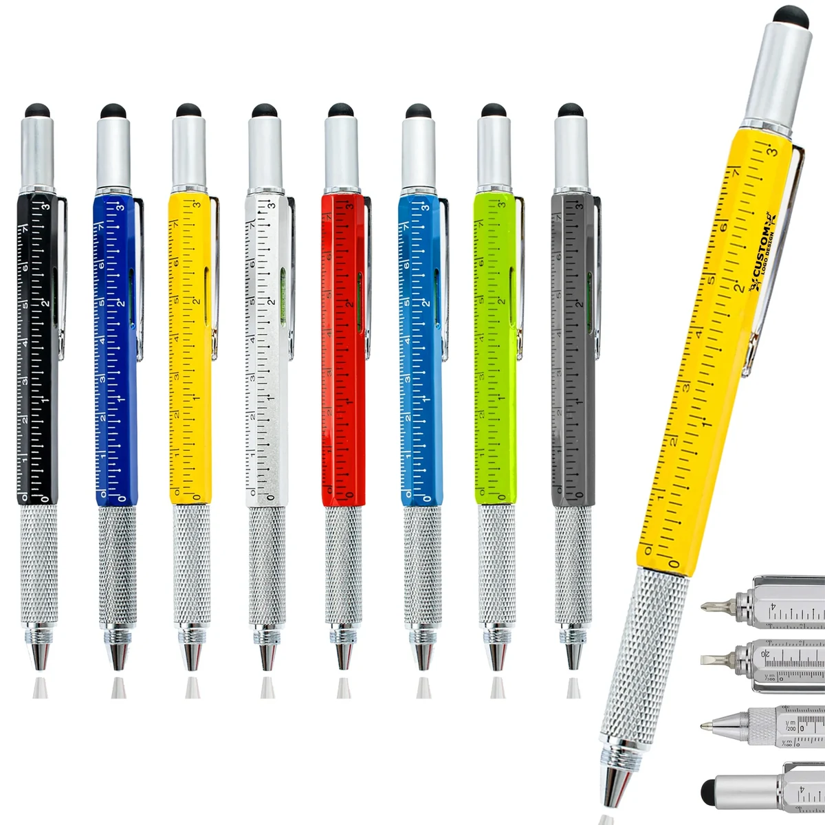 6 In 1 Touch Screen Stylus Screwdriver Ruler Pen 1