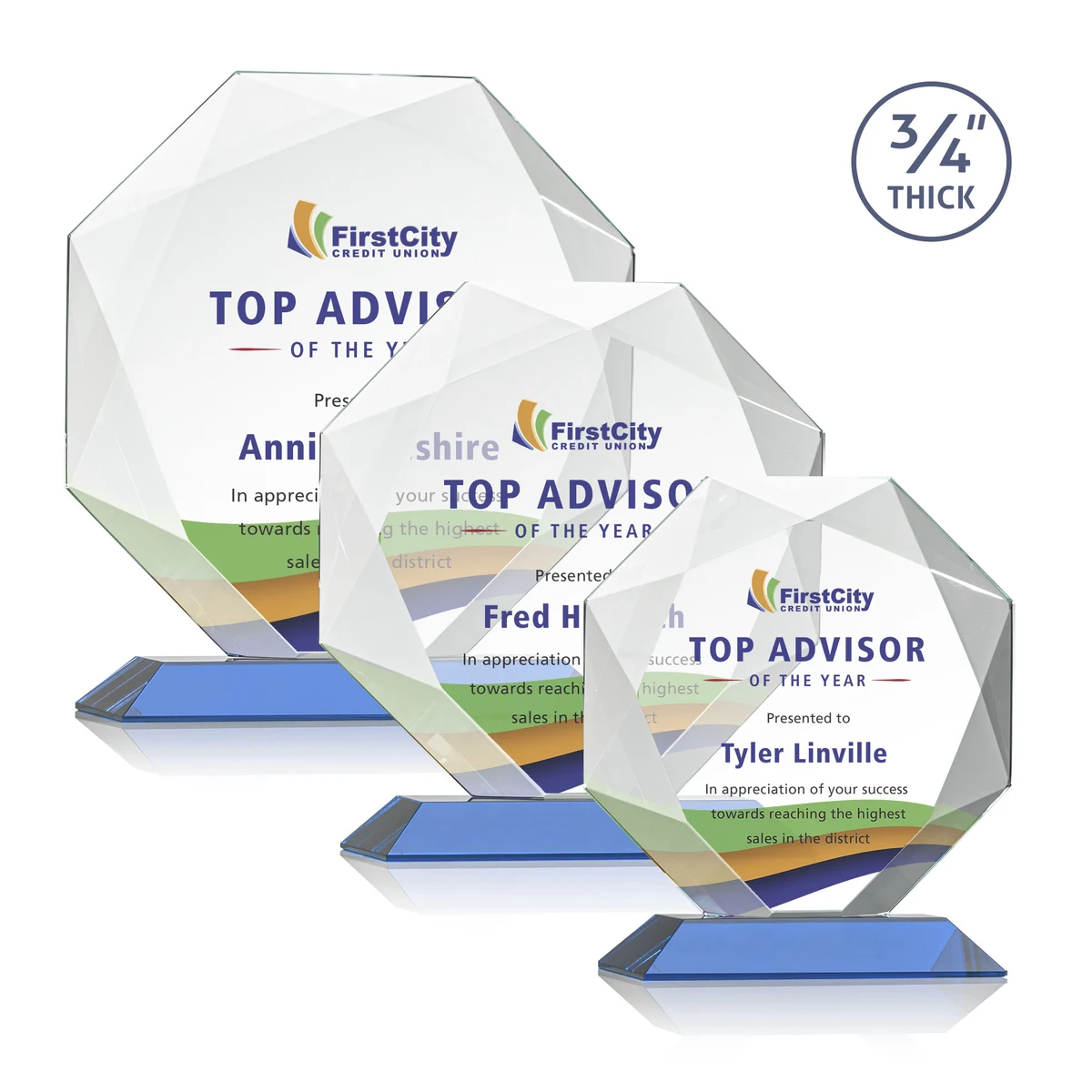 Bradford VividPrint™ Award - Sky Blue 1