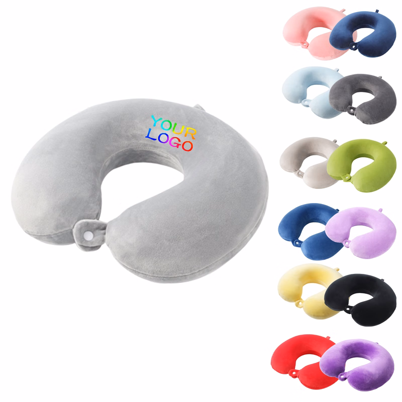 MOQ 20 PCS Memory Foam Neck Pillow