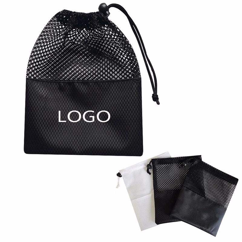 Customize Any Size Mesh Drawstring Storage Bag