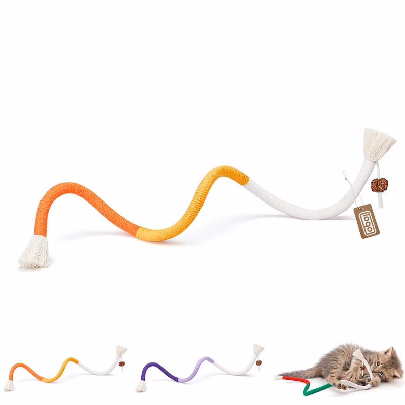Interactive Fun Teething Rope W/ Natural Catnip