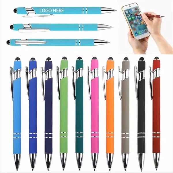 Softy Touch Screen Metal Ballpoint Pen