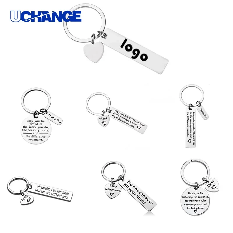 Stainless Steel Car Accessories Keychain Durable Automotive Pendant 1