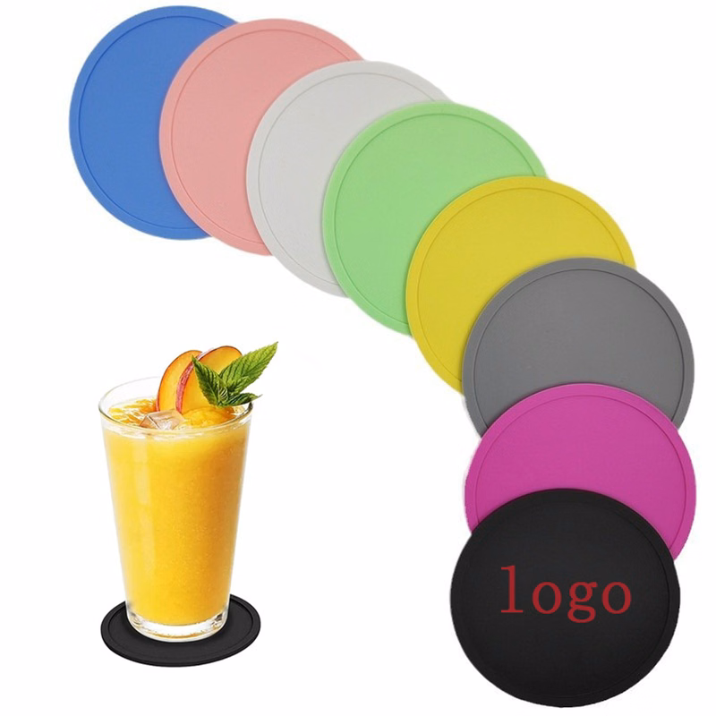 Round Silicone Coasters