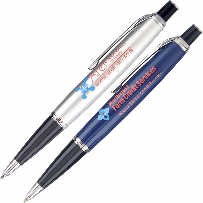 Crosby Metal Pen with Silver Accents