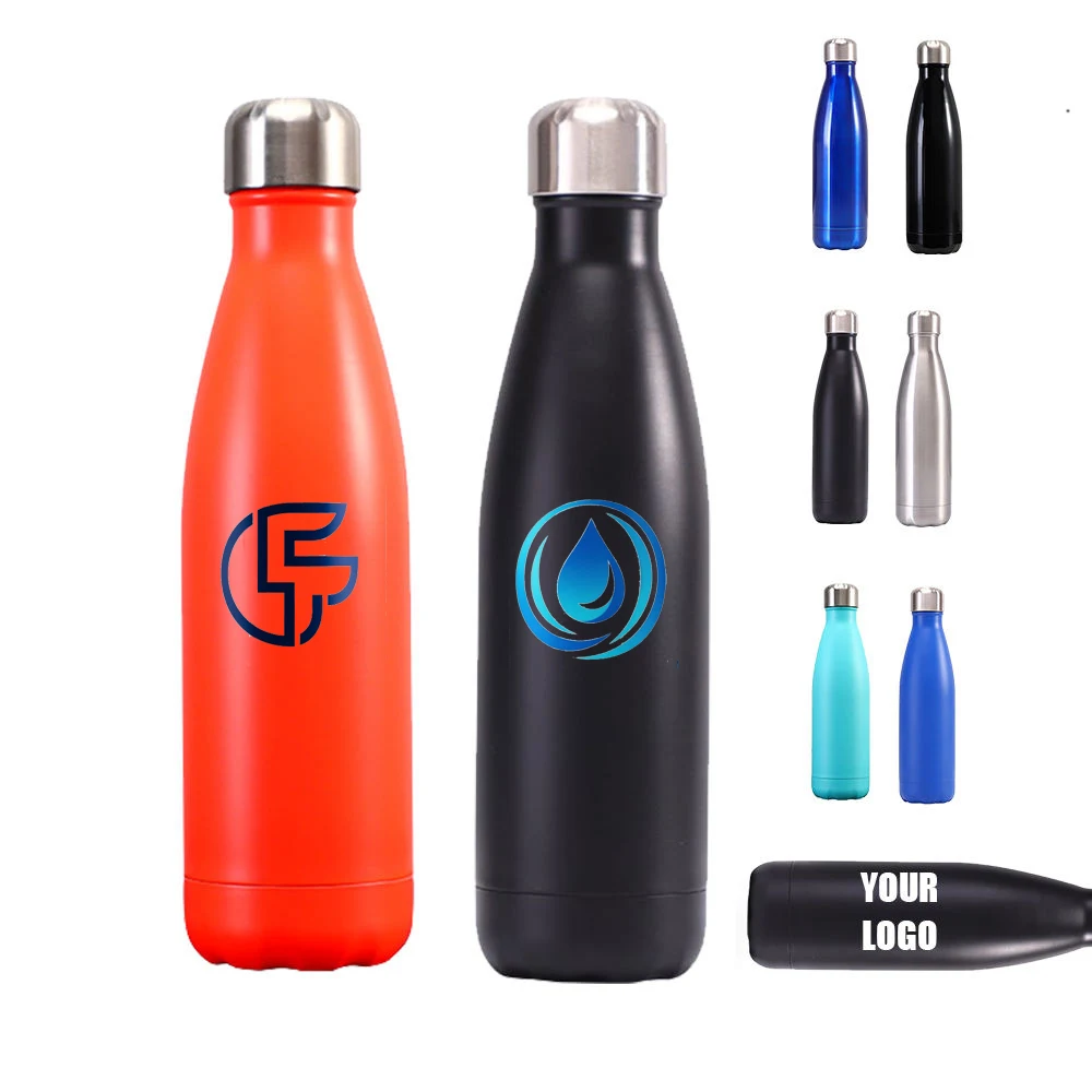 17 oz Double Wall Vacuum Insulated Stainless Steel Water Bottle with Lid 1
