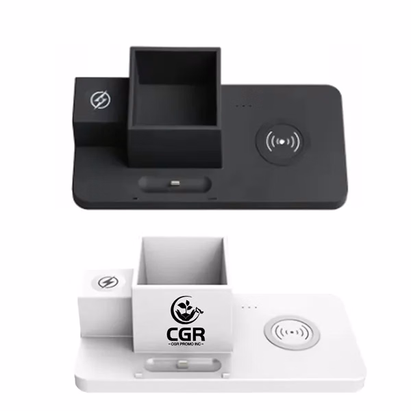 Versatile 4-in-1 Pen Holder Wireless Charger