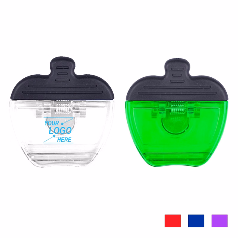 Apple Shaped Plastic Magnetic Clip
