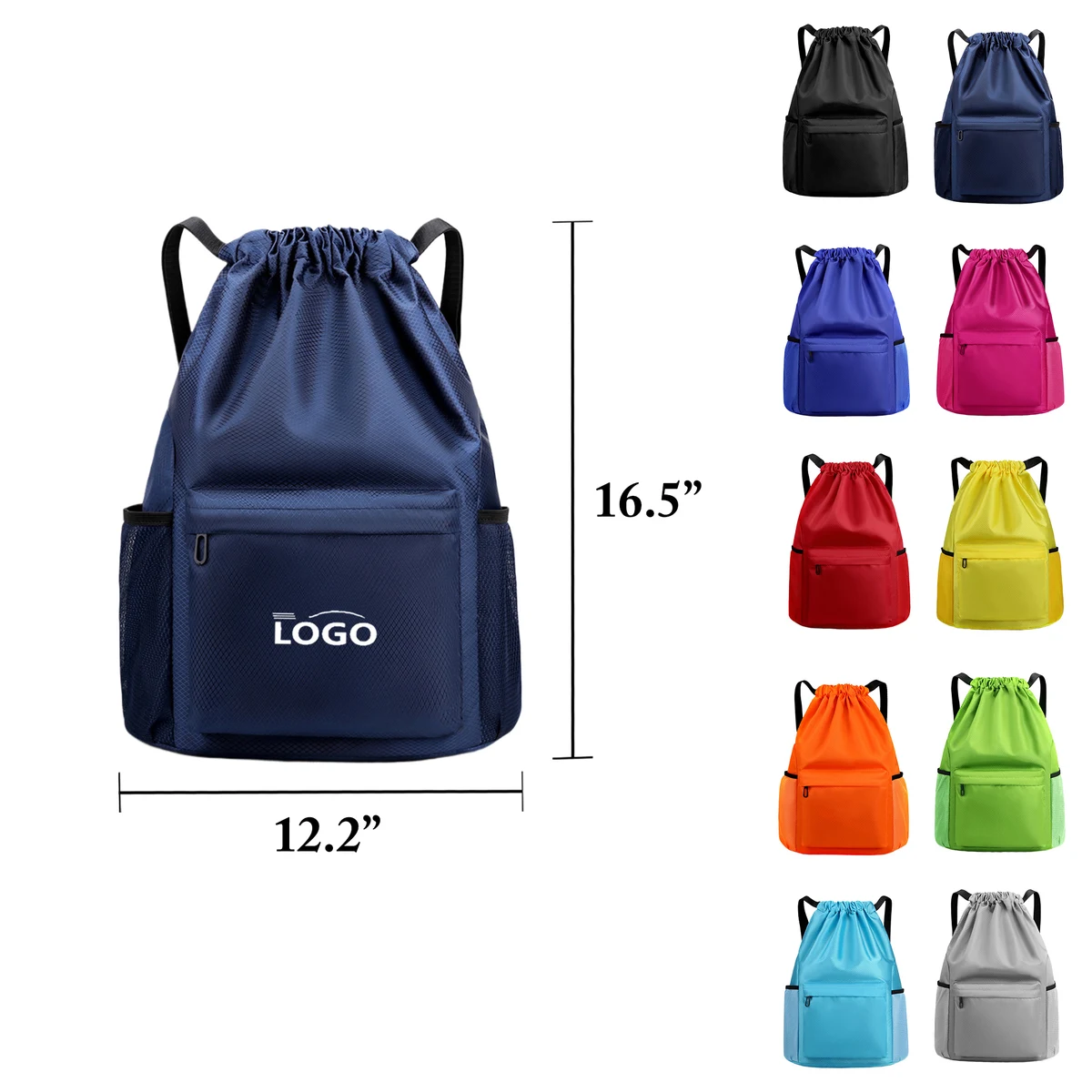 Versatile Drawstring Backpack For Travel And Sports 1