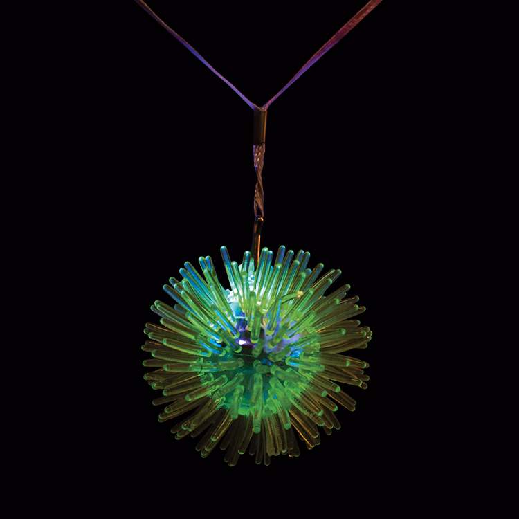 2 1/4' Flashing Porcupine Necklace