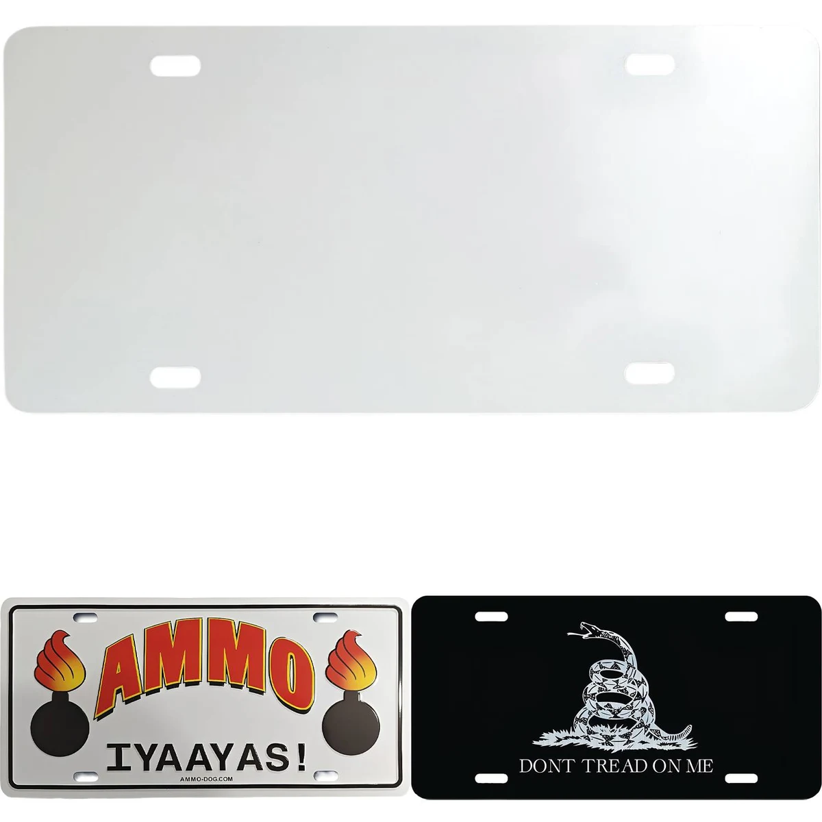 Custom Aluminum License Plate 1