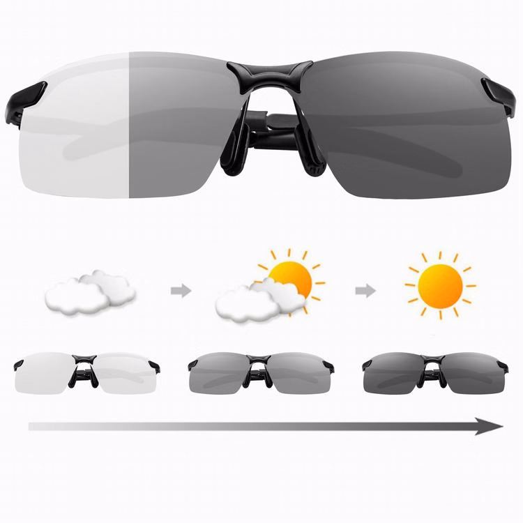 Photochromic Polarized Driving Glasses
