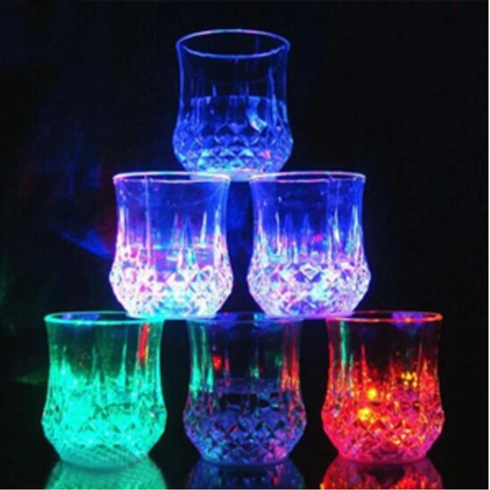 Colorful Led Glowing Wine Whisky Cup Flash Light 1