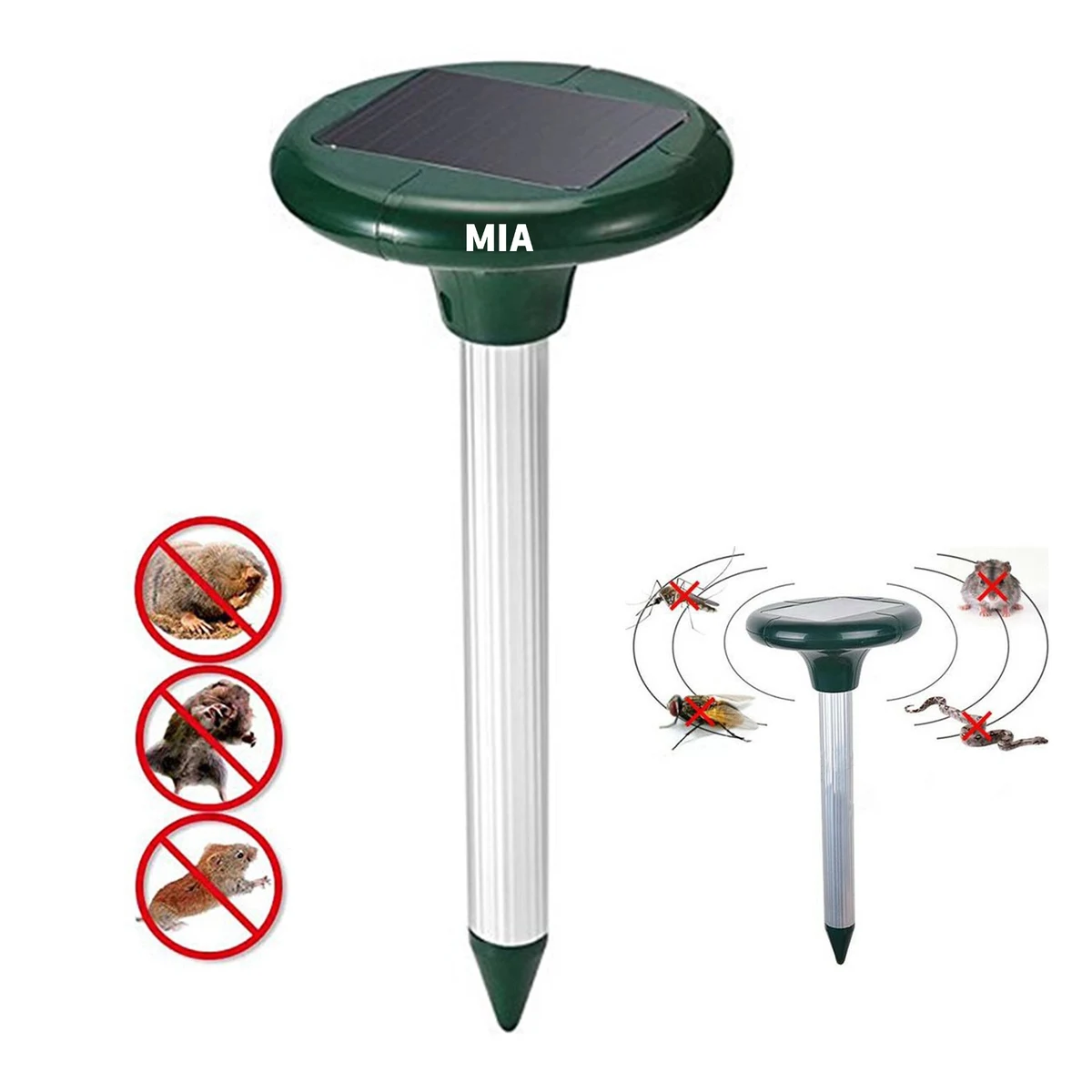 Mole Repellent Solar Powered 1