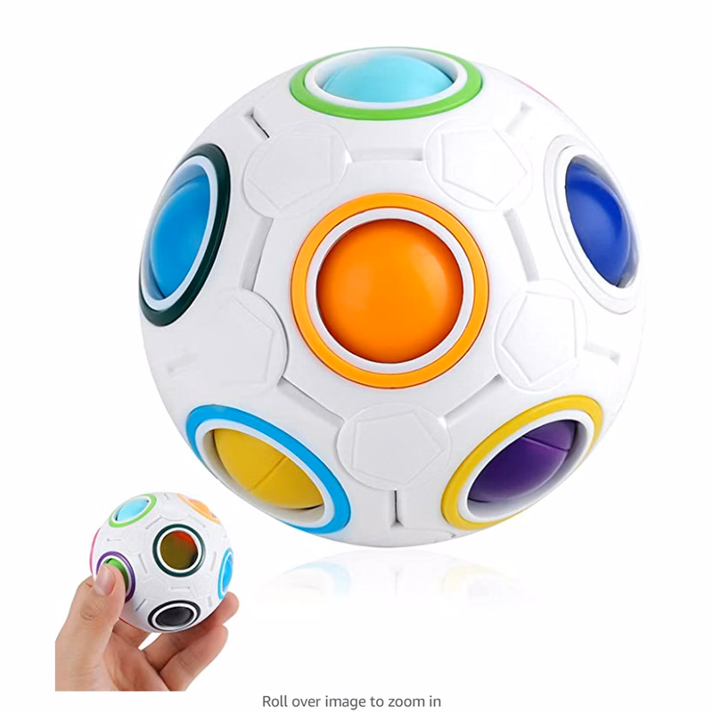 Rainbow Fidget Puzzle Ball