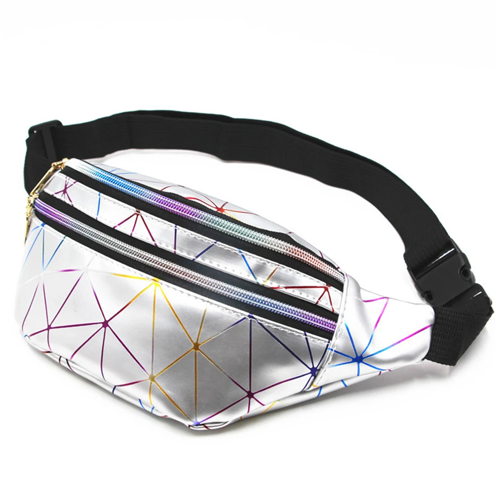 Diamond dazzling laser PU fanny packwaist bag chest bag 1