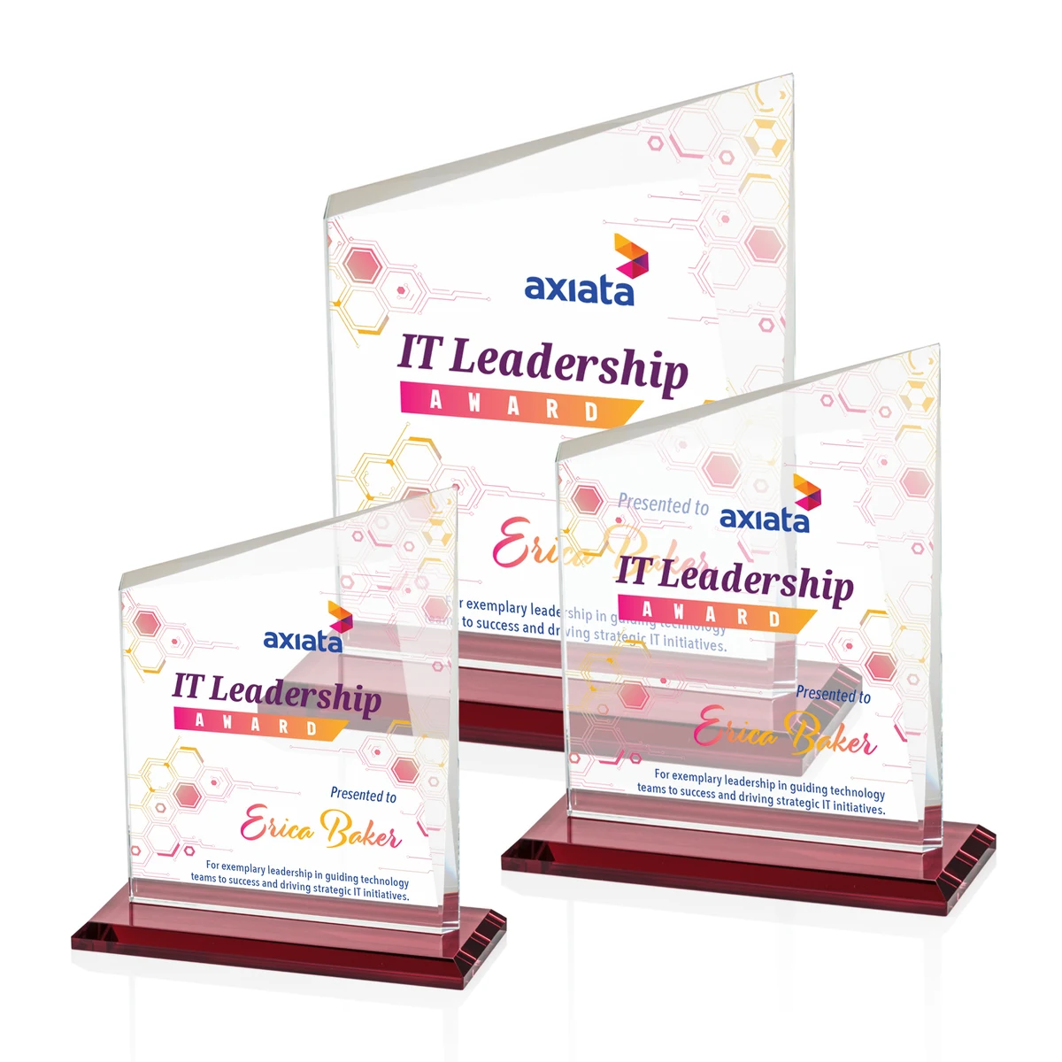 Bellamy VividPrint™ Award - Red 1