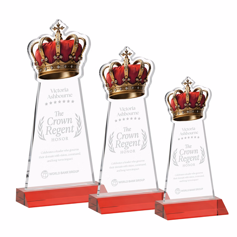 Crown Award - Red