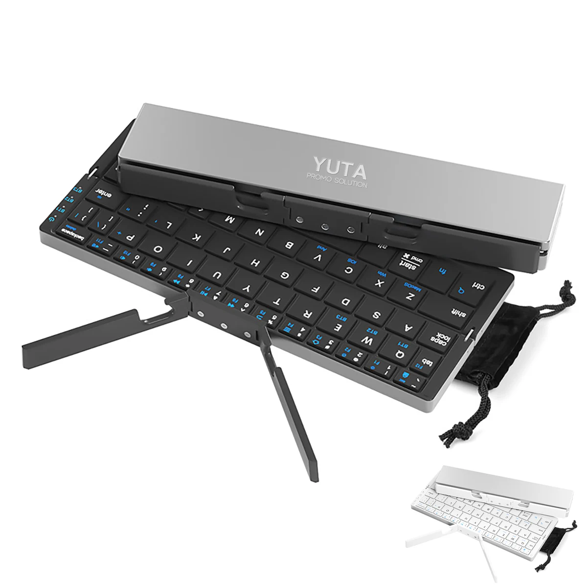 Compact Foldable Bluetooth Keyboard for Multi-Device 1