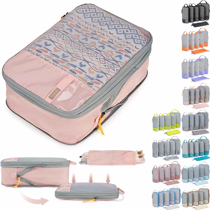 Compression Packing Cubes for Suitcases