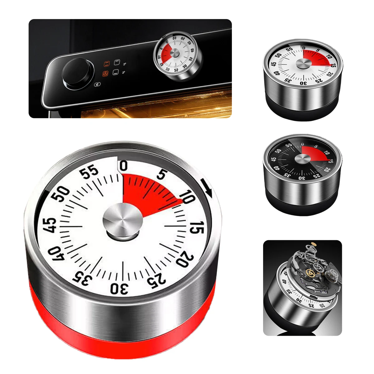 Stainless Steel Kitchen Timer 1