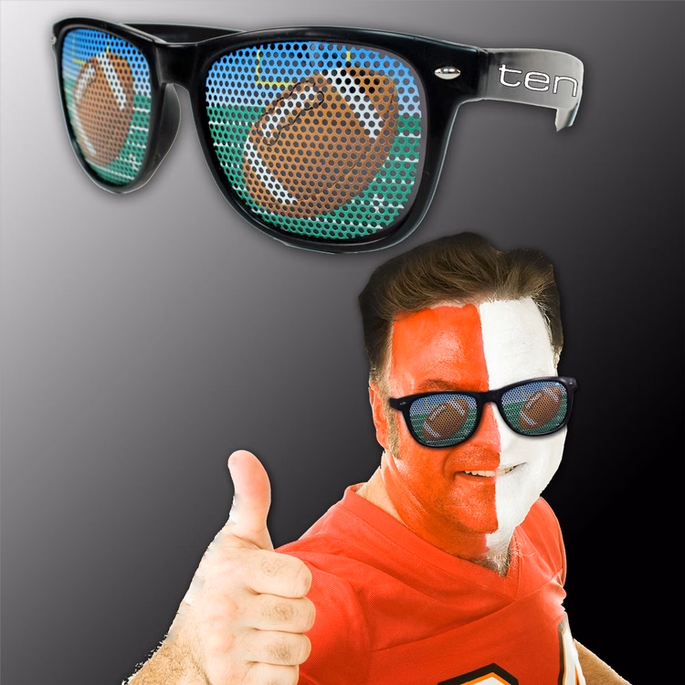 Football Billboard Sunglasses(Pad Print)