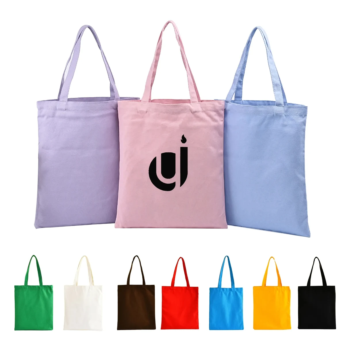 Canvas Tote 14" x 16", custom tote bag with logo imprint 1