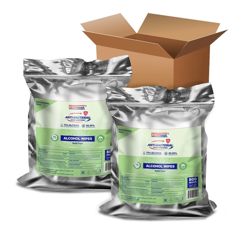 Germisept Antibacterial Wipes Refills - 800-Count 2-Pack 1