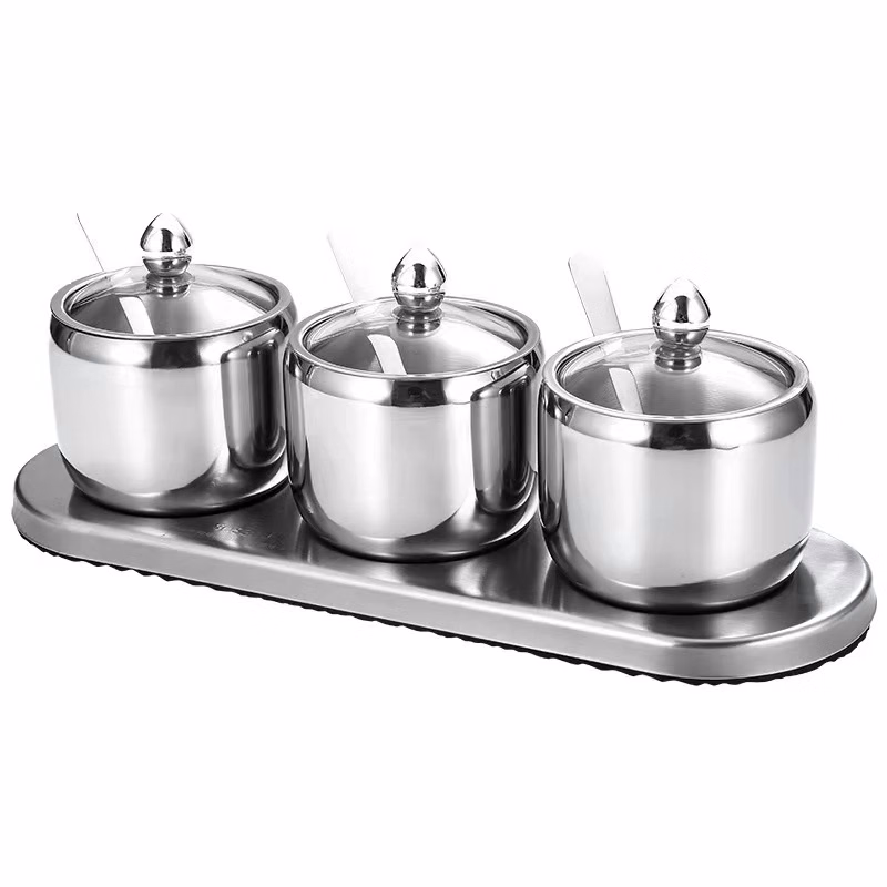 Stainless steel seasoning box bottom seat