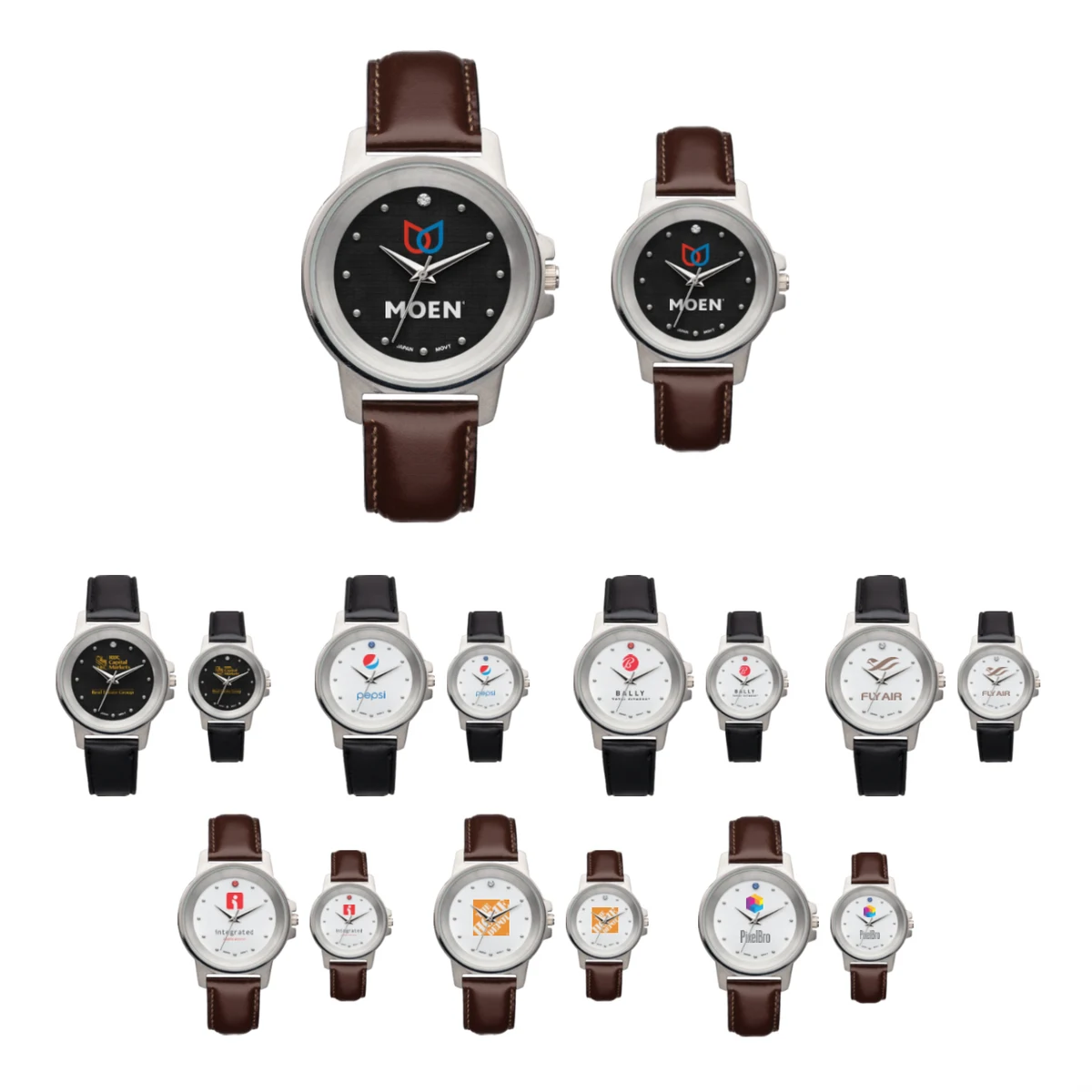 The Refined Watch - Men's - Black Band 1