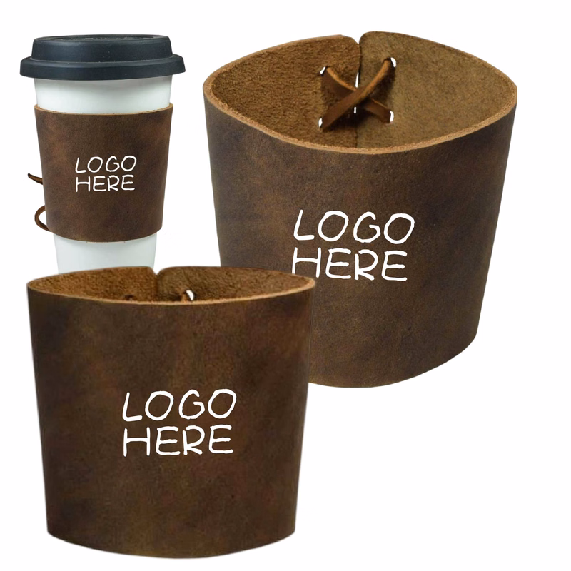 Leather Water Cup Insulation Sleeves