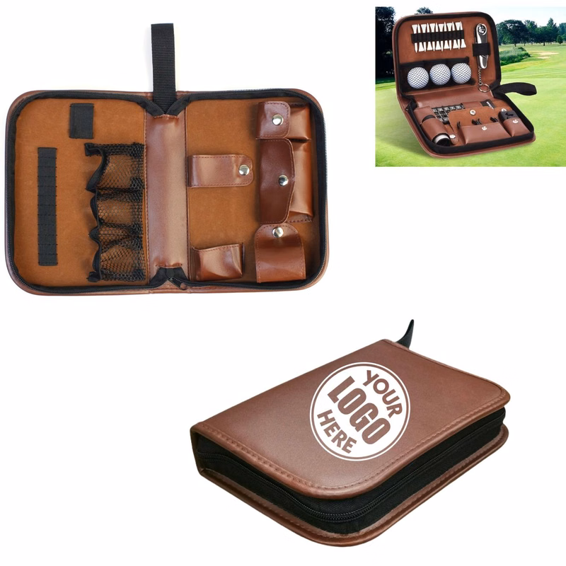 Leather Golf Accessory Bag