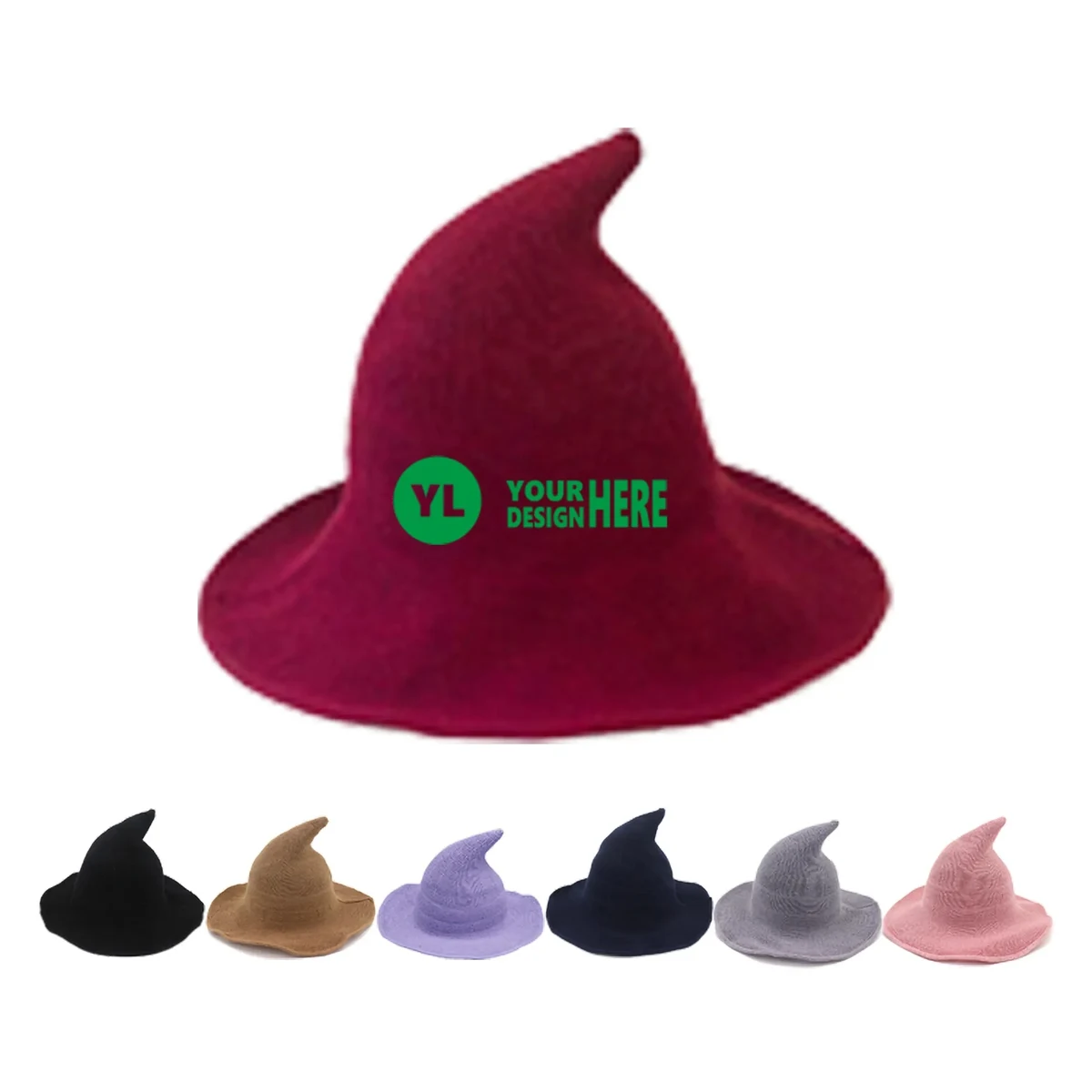 Chic Foldable Witch Hat Versatile Style Halloween Wizerd 1