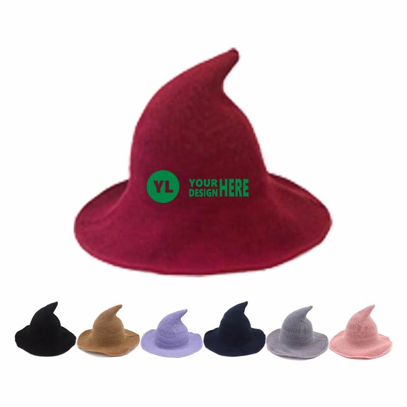 Chic Foldable Witch Hat Versatile Style Halloween Wizerd