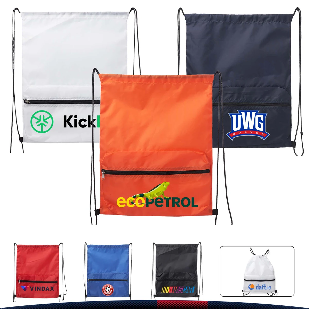 Rabia Drawstring Backpacks 1